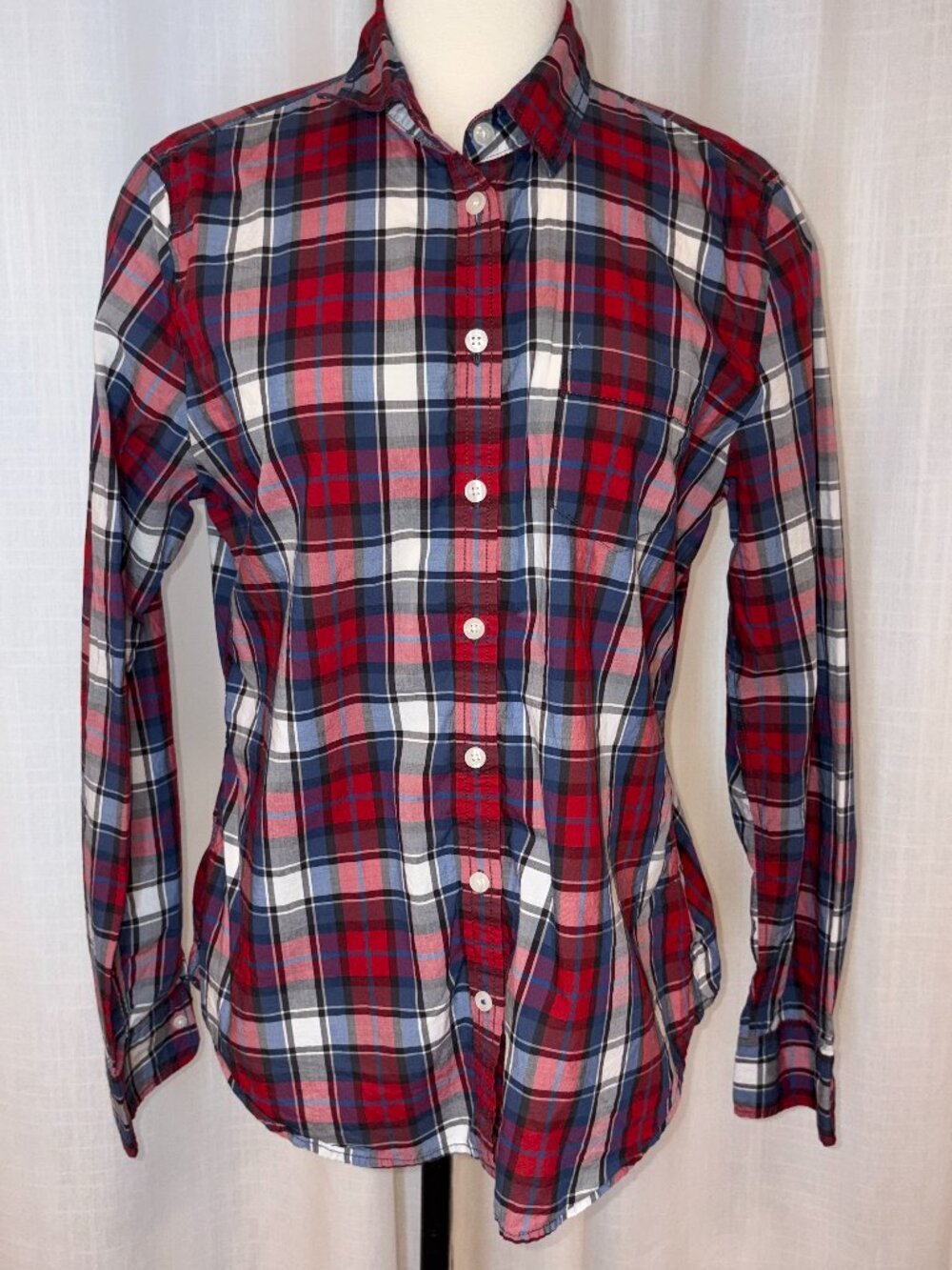 American Eagle Classic Prep Fit Cotton Button Up Fall Edition